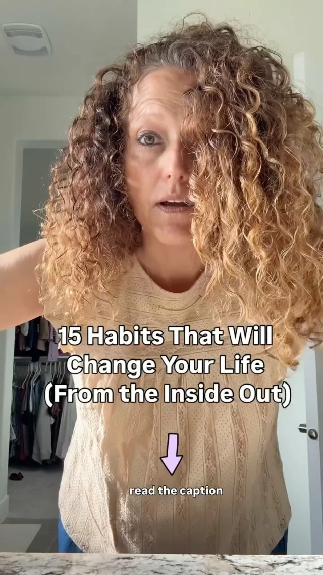 15 Habits That Will Change Your Life (From the Inside Out)
These aren’t trendy. They’re transformational.

⸻

💡 The 15 Habits:
	1.	Start your day with intention.
(Even 60 seconds of breathing or gratitude grounds your nervous system.)
	2.	Speak kindly to yourself.
(Your voice is listening.)
	3.	Eat to nourish — and to enjoy.
(Pleasure is part of healing.
Savoring your food helps calm your vagus nerve, anchors you in your body, and reminds you that you’re safe.)
	4.	Stretch your body every day.
(Movement clears emotional cobwebs.)
	5.	Check in with your emotions 3x a day.
(Ask: What am I feeling? Thinking? Why?)
	6.	Make decisions based on values, not just emotions.
(Clarity creates confidence.)
	7.	Leave breathing room in your schedule.
(Stillness is not laziness — it’s sacred.)
	8.	Let people see the real you.
(There’s power and beauty in vulnerable authenticity.)
	9.	Practice saying, “This is enough for today.”
(Wholeness doesn’t require perfection.)
	10.	Surround yourself with people who see your value.
(And practice being that person for yourself.)
	11.	Write down one thing you’re proud of every night.
(Build evidence of your growth.)
	12.	Take intentional action even when you don’t feel ready.
(Courage isn’t something you wait for. It’s something you build.)
	13.	Declutter one small area each week.
(Clearing space clears mental weight.)
	14.	Say what you mean with love and clarity.
(Expression = freedom.)
	15.	Choose connection over comparison.
(Your voice was never meant to sound like someone else’s.)

Ready to go deeper than a checklist?
Join me in the Connection Collective — one step, one shift, one week at a time.
Let’s build a life that feels like you.
DM me ‘VOICE’ to join!
